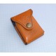 MOTO LEATHER POCKET - ON BELT OR BIKE - JAWA ČZ - BROWN-ORANGE